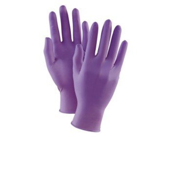 Mapa Disposable Gloves, 6 mil Tips/6 mil Palm Palm, XL, 100 PK, Purple GLV162-XL